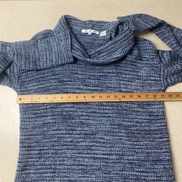 Eight Eight Eight Woman's Sz Large Cowl Neck Tunic Length Sweater - Picture 7 of 14